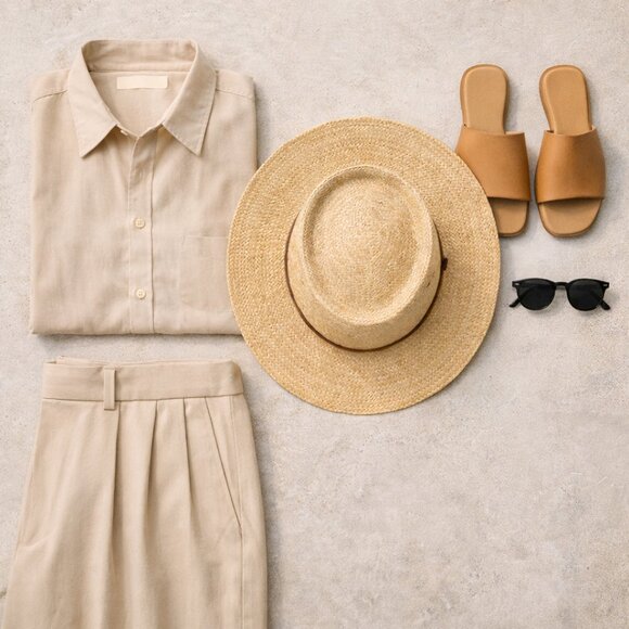 La Providencia Straw Ranch Hat 56 | Natural Wide Brim Western Heritage | Unisex main image 9